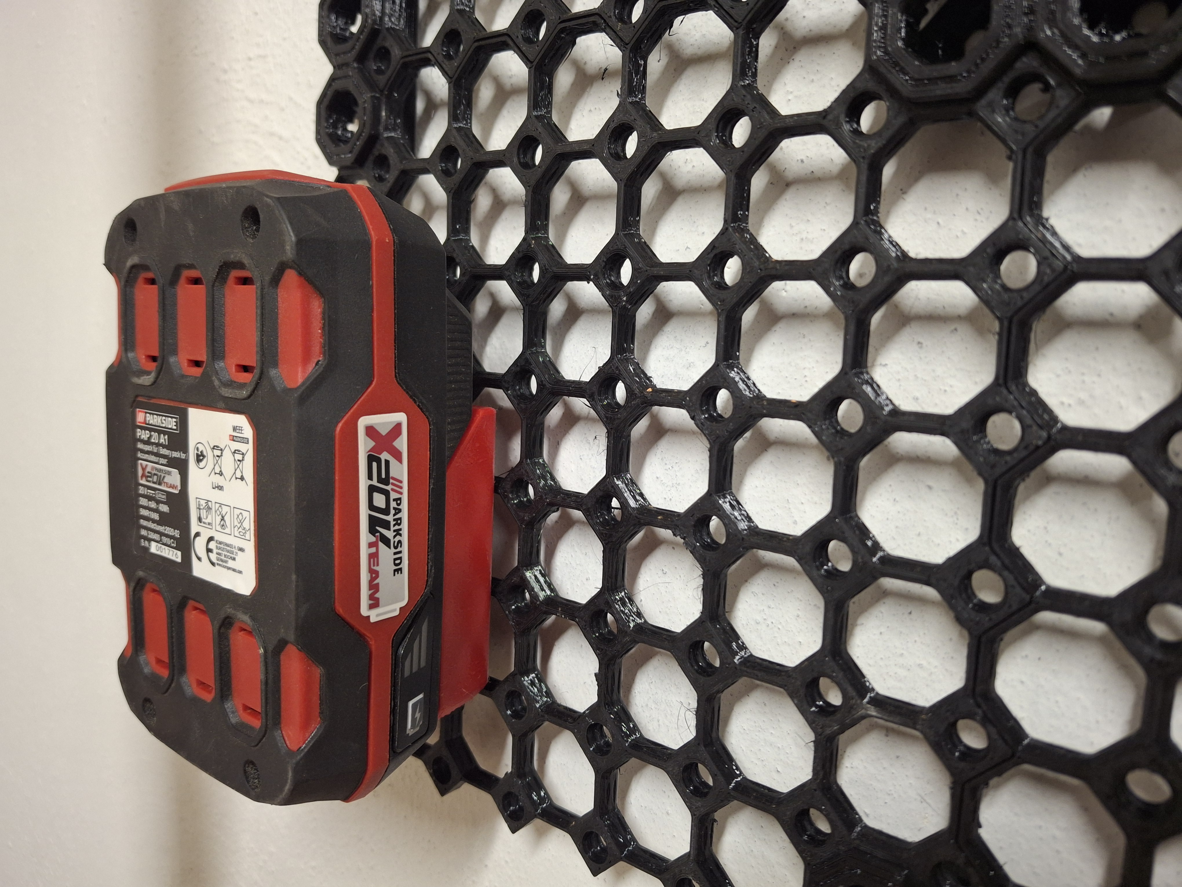Parkside 20V battery holder for Multiboard