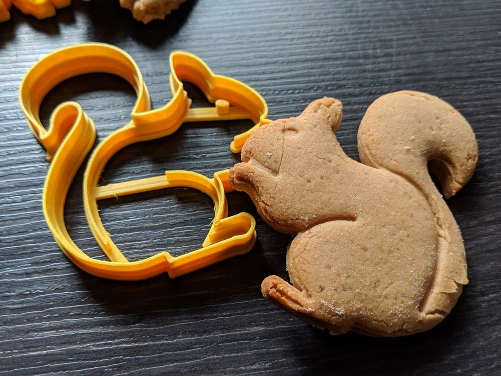 Cookie cutter - Squirrel - Works super easy, great results