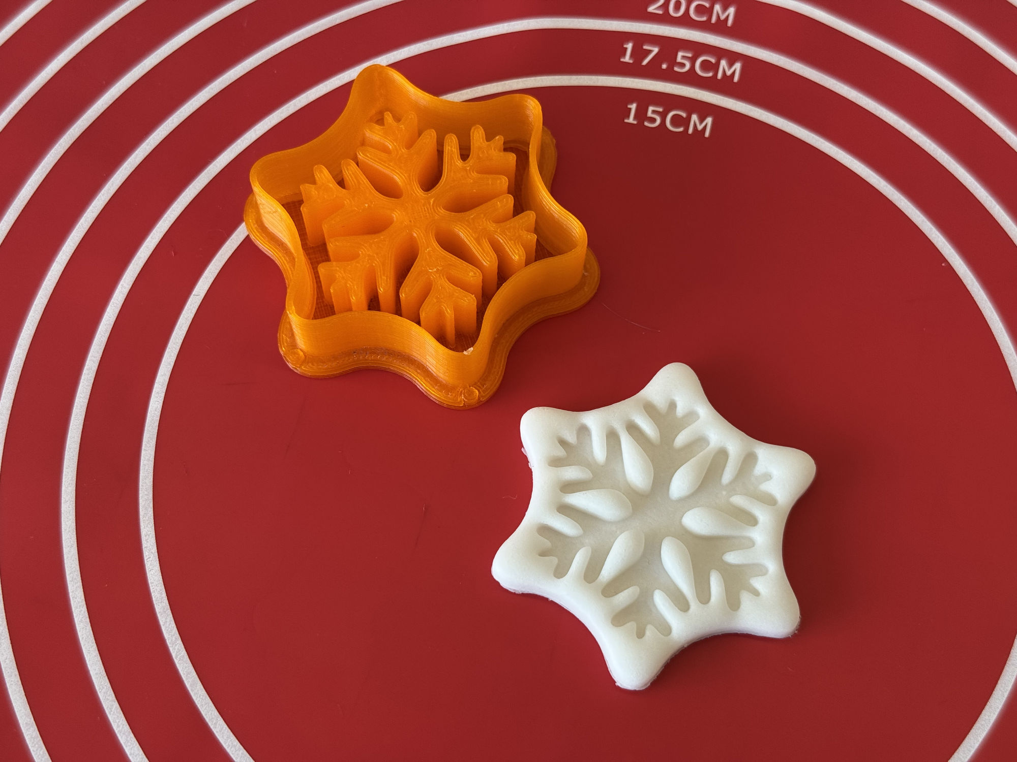 Snowflake Cookie Cutter 3D model thumbnail