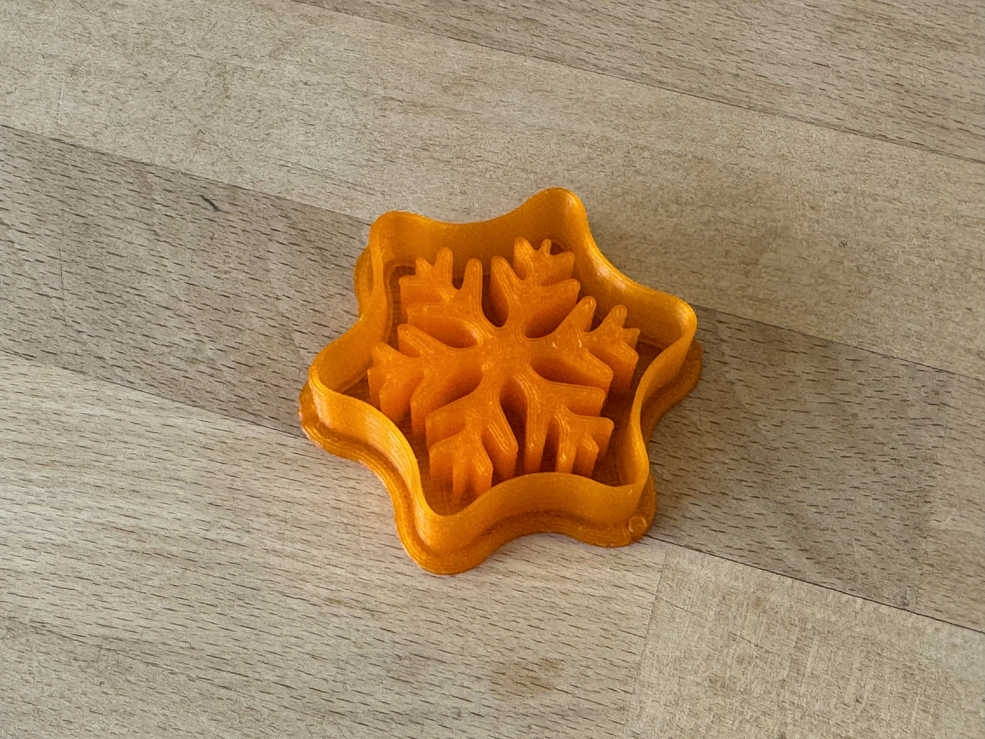 Miniatura 3 do modelo 3D Snowflake Cookie Cutter