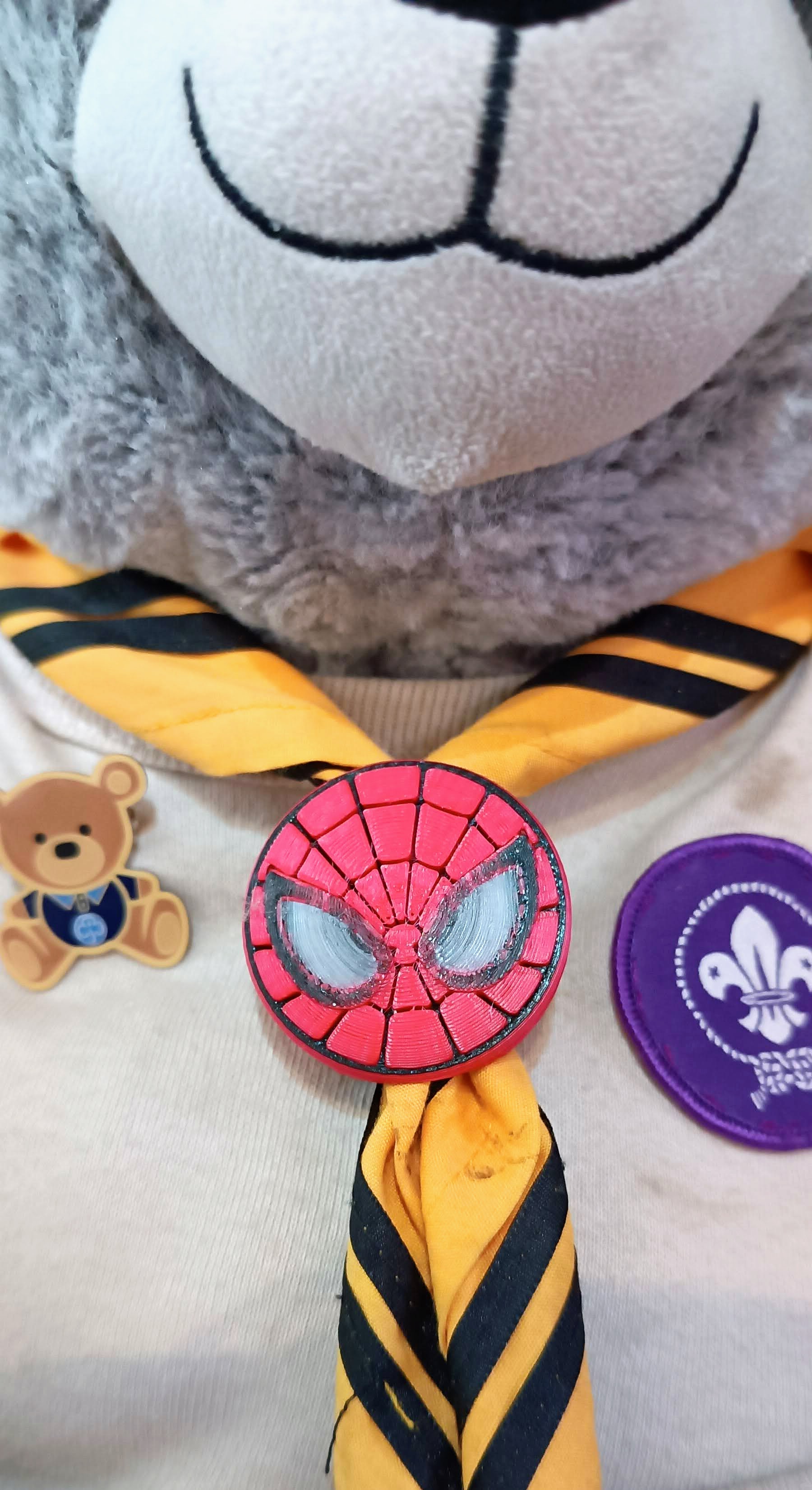 Spider-Man Neckerchief Slide - Pasapañuelo