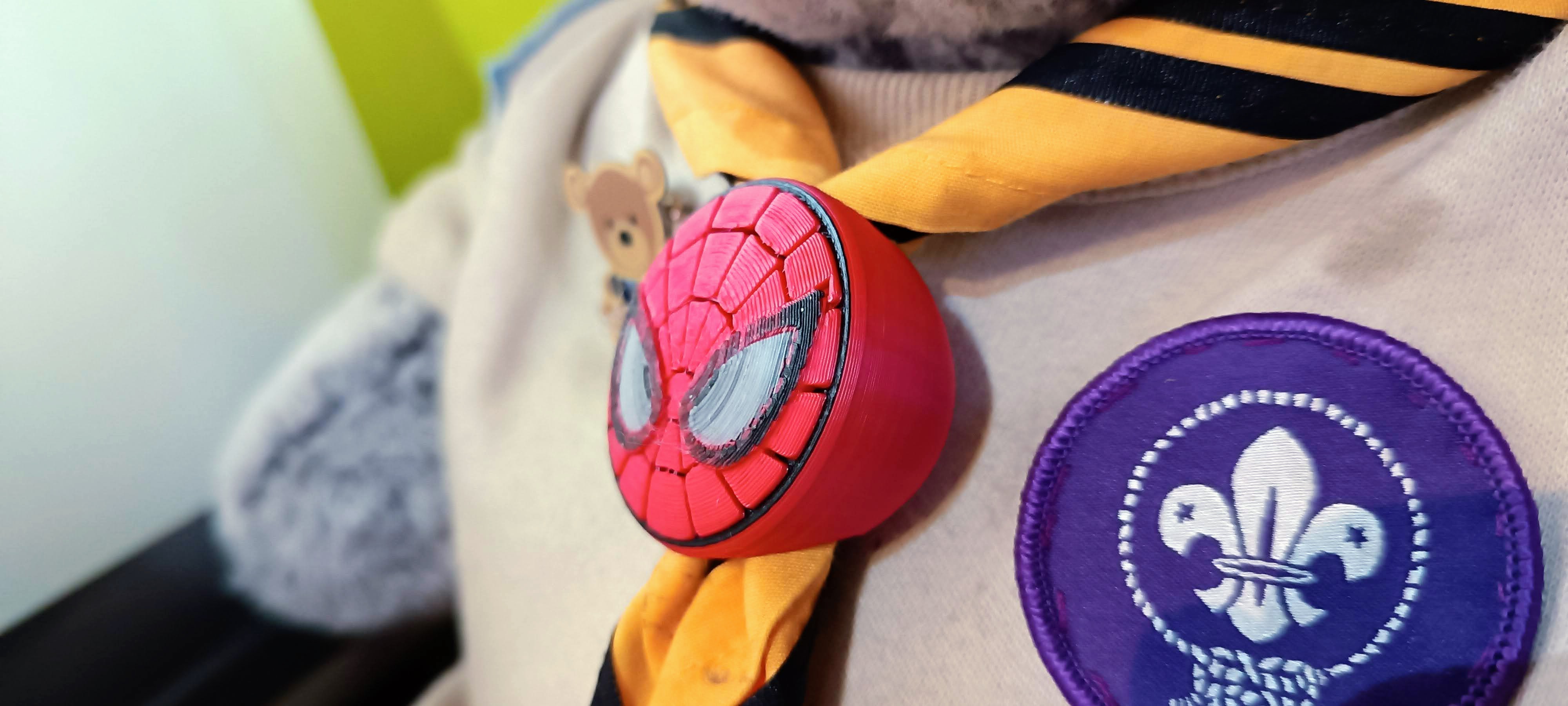 Spider-Man Neckerchief Slide - Pasapañuelo — miniatura 6