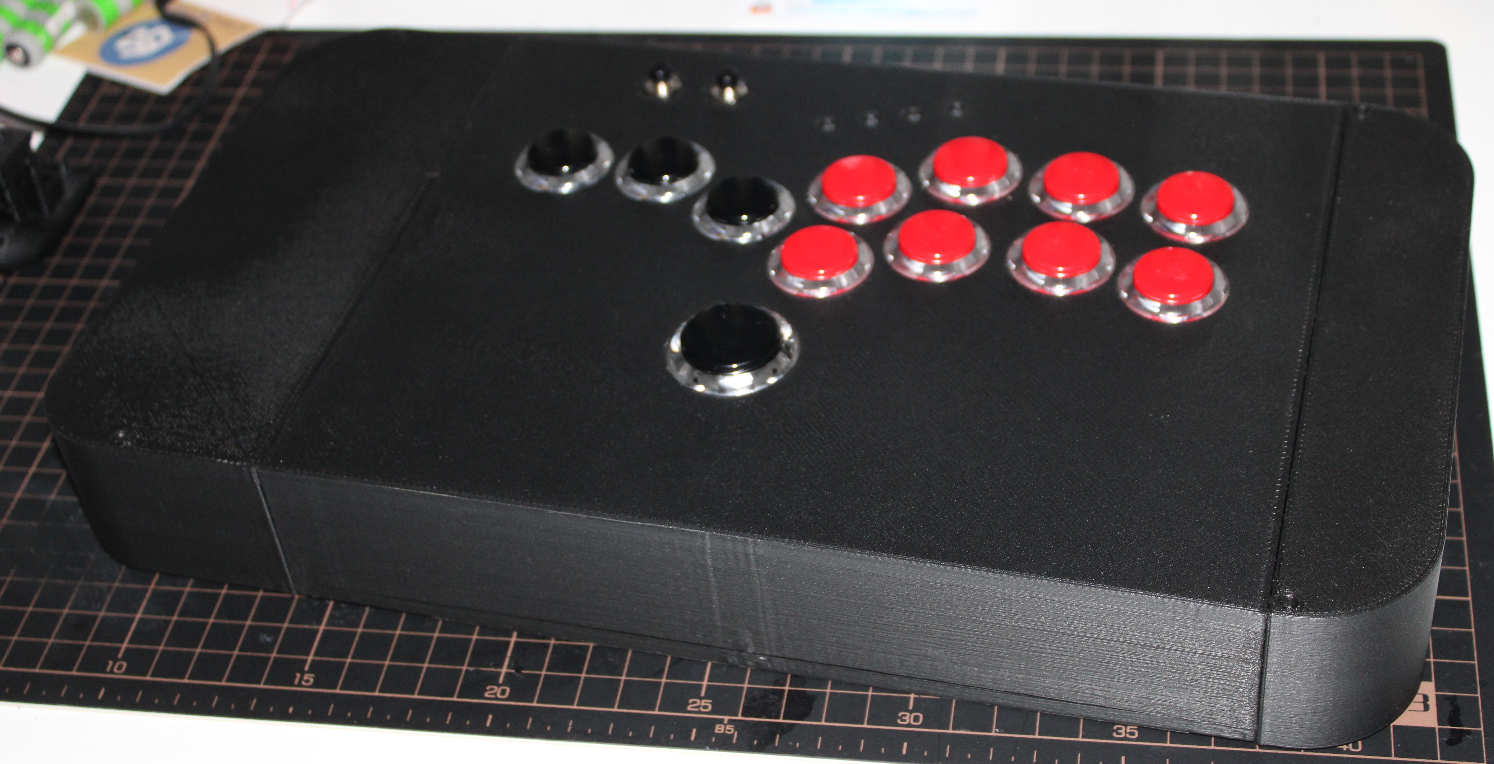 Modular hitbox-style controller housing