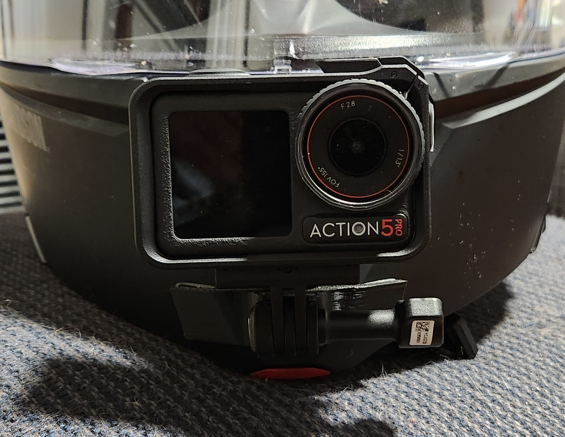 (UPDATED) Harley Davidson Capstone II Helmet Chin Camera Mount for DJI Osmo Action 5