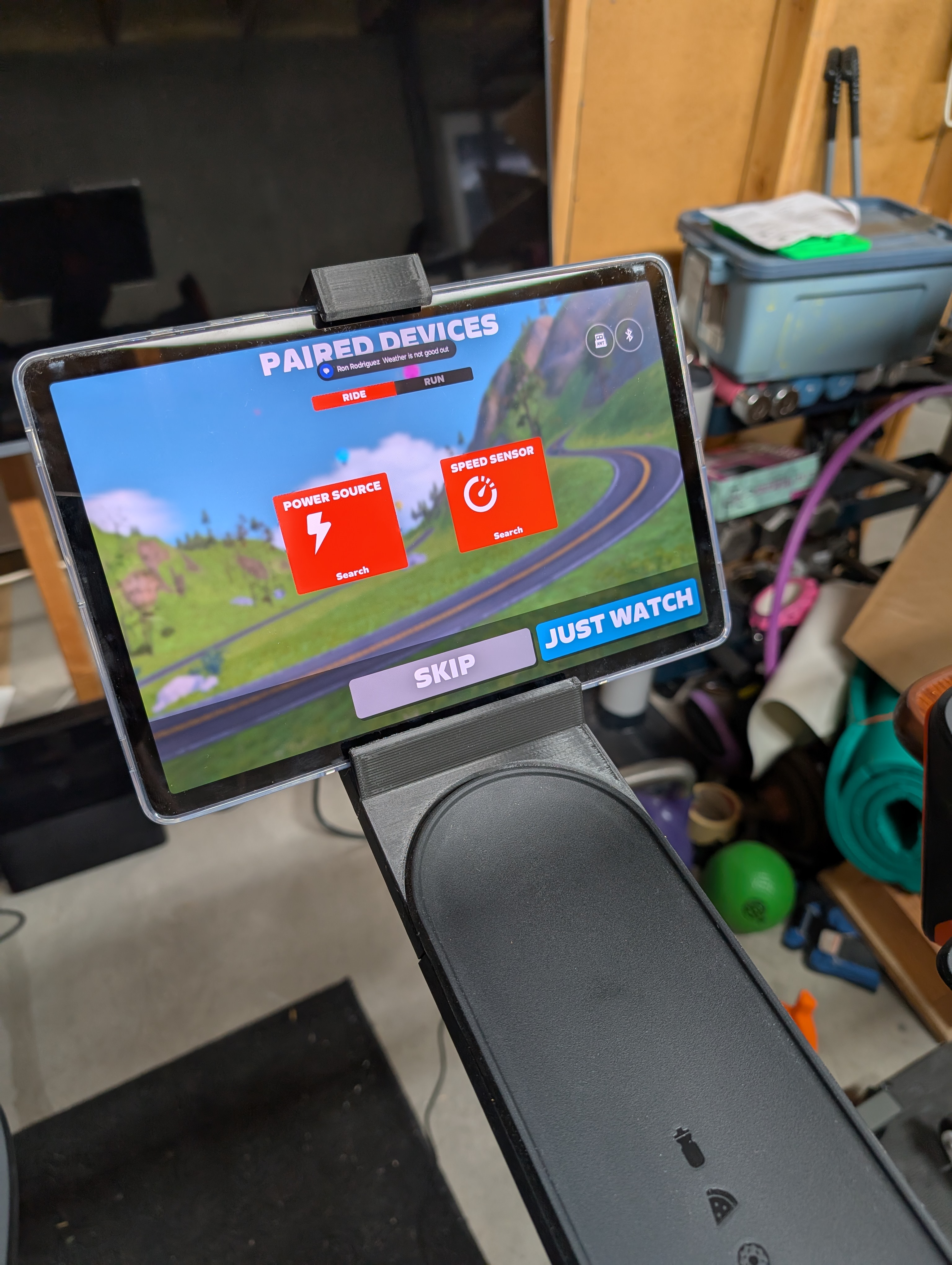 Tablet Mount for Zwift Ride