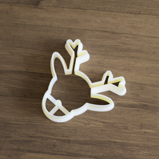Rudolph cookie cutter