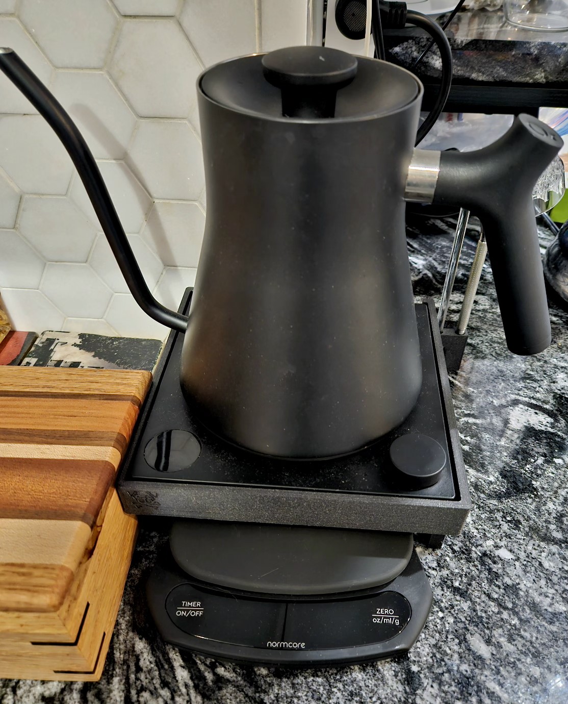 Fellow Stagg EKG Shelf with scale ejector and Melodrip holder