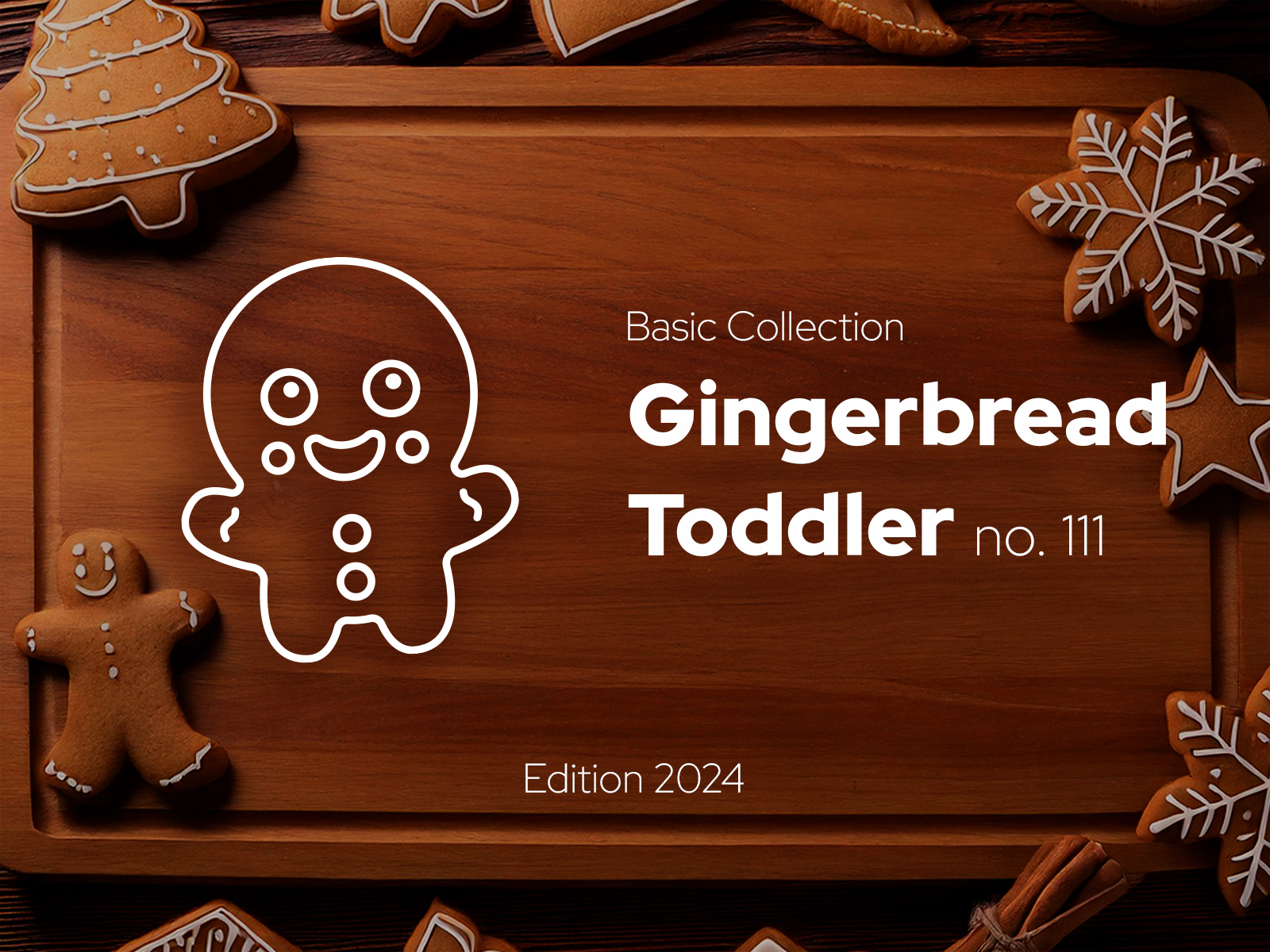 Gingerbread Toddler - Gingerbread Cutter no. 111