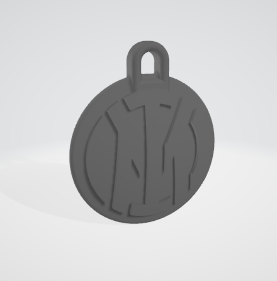 Miniatura 2 do modelo 3D Inter keychain