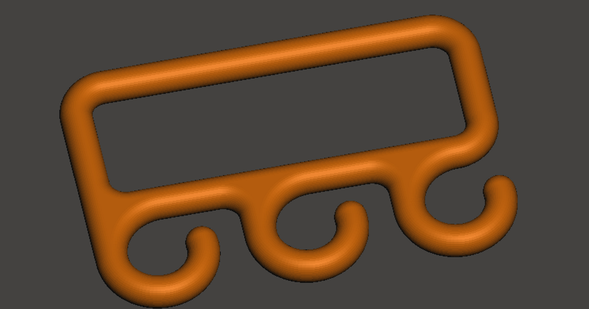 Hook for shopping bags by NR | Download free STL model | Printables.com