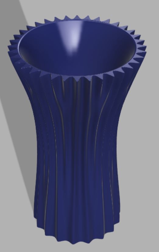 Vase - Crenulated Flower