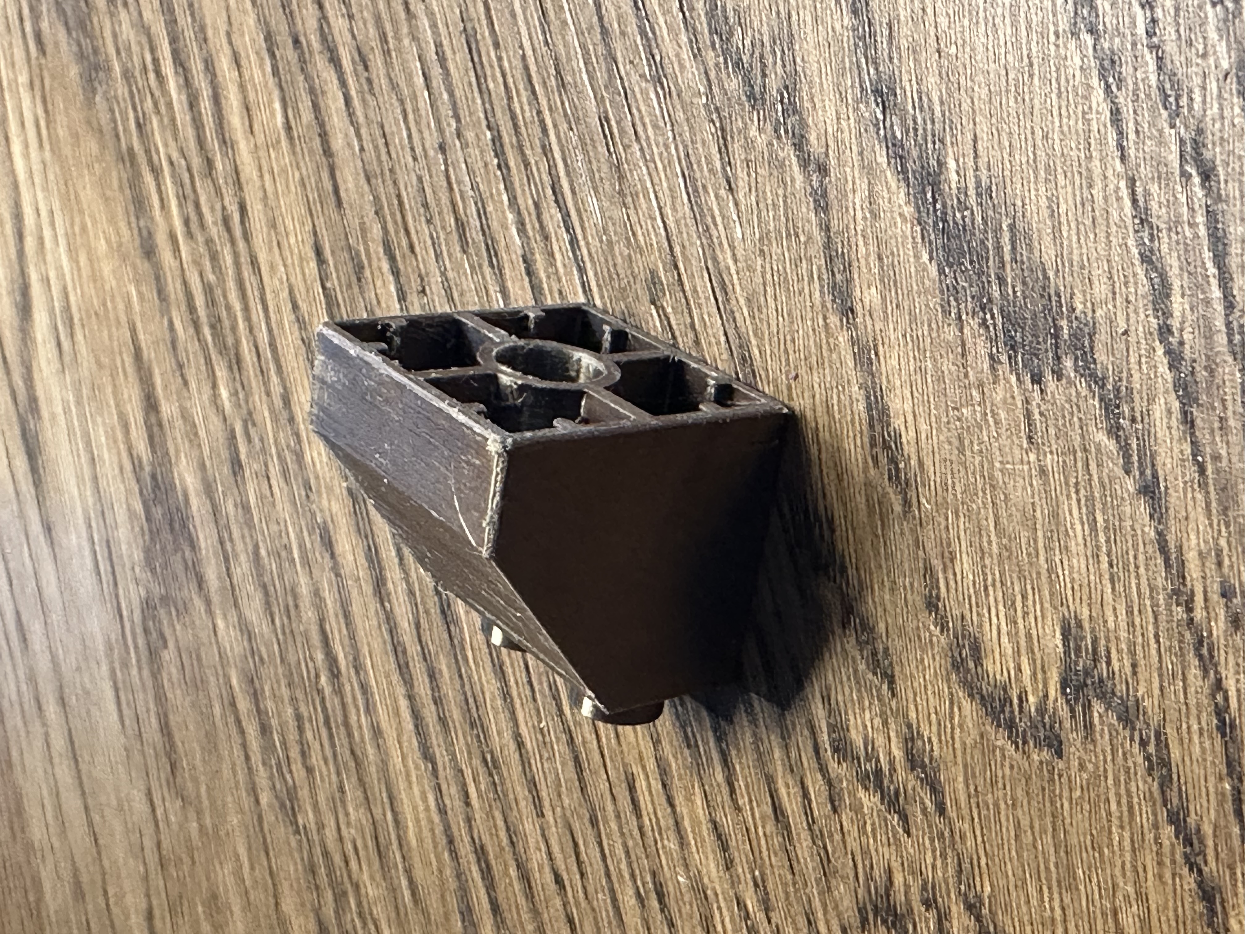 Lego Duplo Small Roof 2x2x2 Stright - model oversized to eliminate shrinkage, no support needed