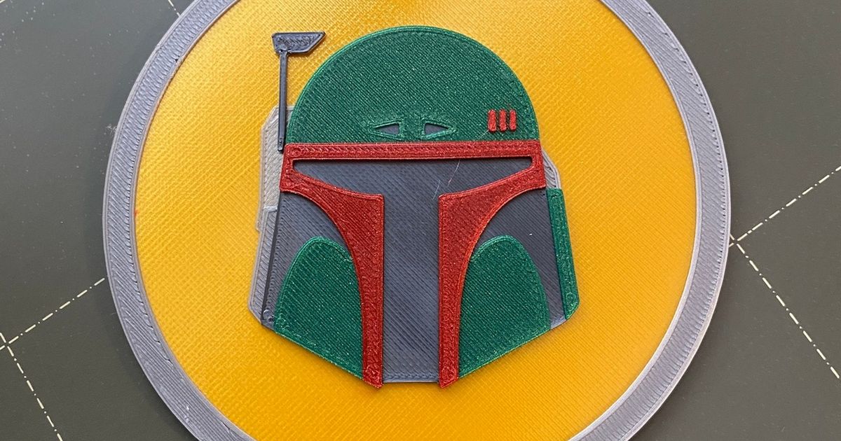 Boba Fett Coaster by nerdyviews Download free STL model