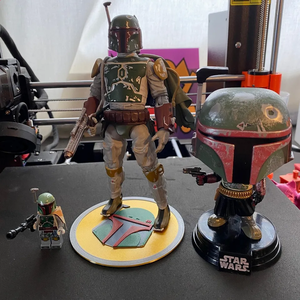 Boba Fett Coaster by nerdyviews Download free STL model