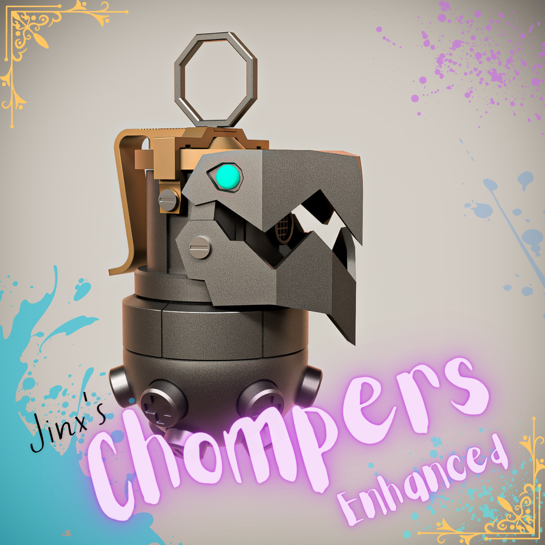 Jinx Chompers - Enhanced Version 3D model thumbnail