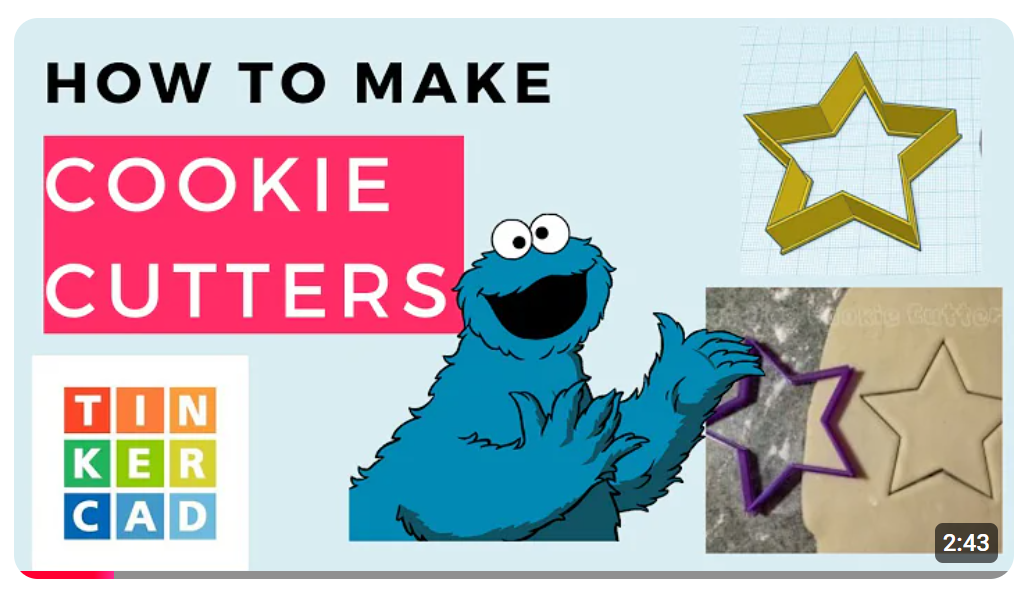 Cookie Cutters TinkerCad Tutorial