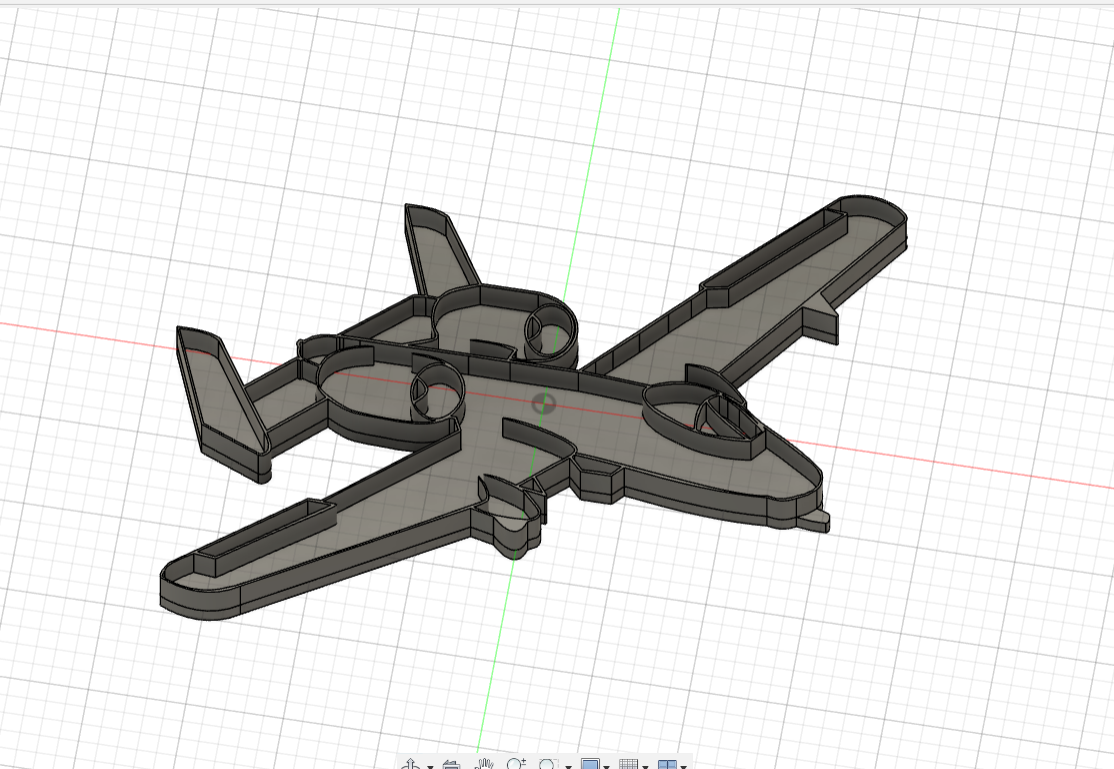 A-10 Warthog Cookie Cutter