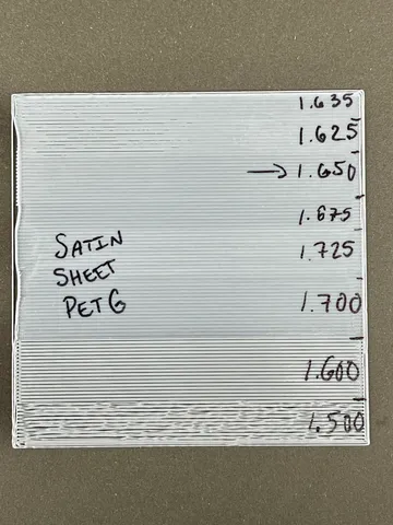 First Layer Calibration Prusa MINI