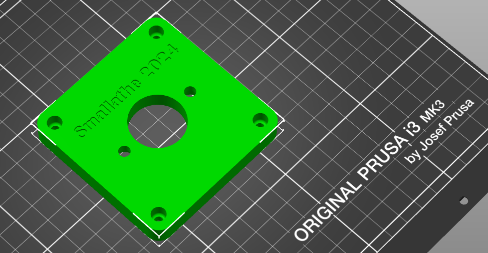 Unimat SL1000 DB200 lathe - connecting plate for a sewing machine motor