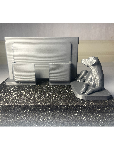 Labrador cell phone and note pad holder