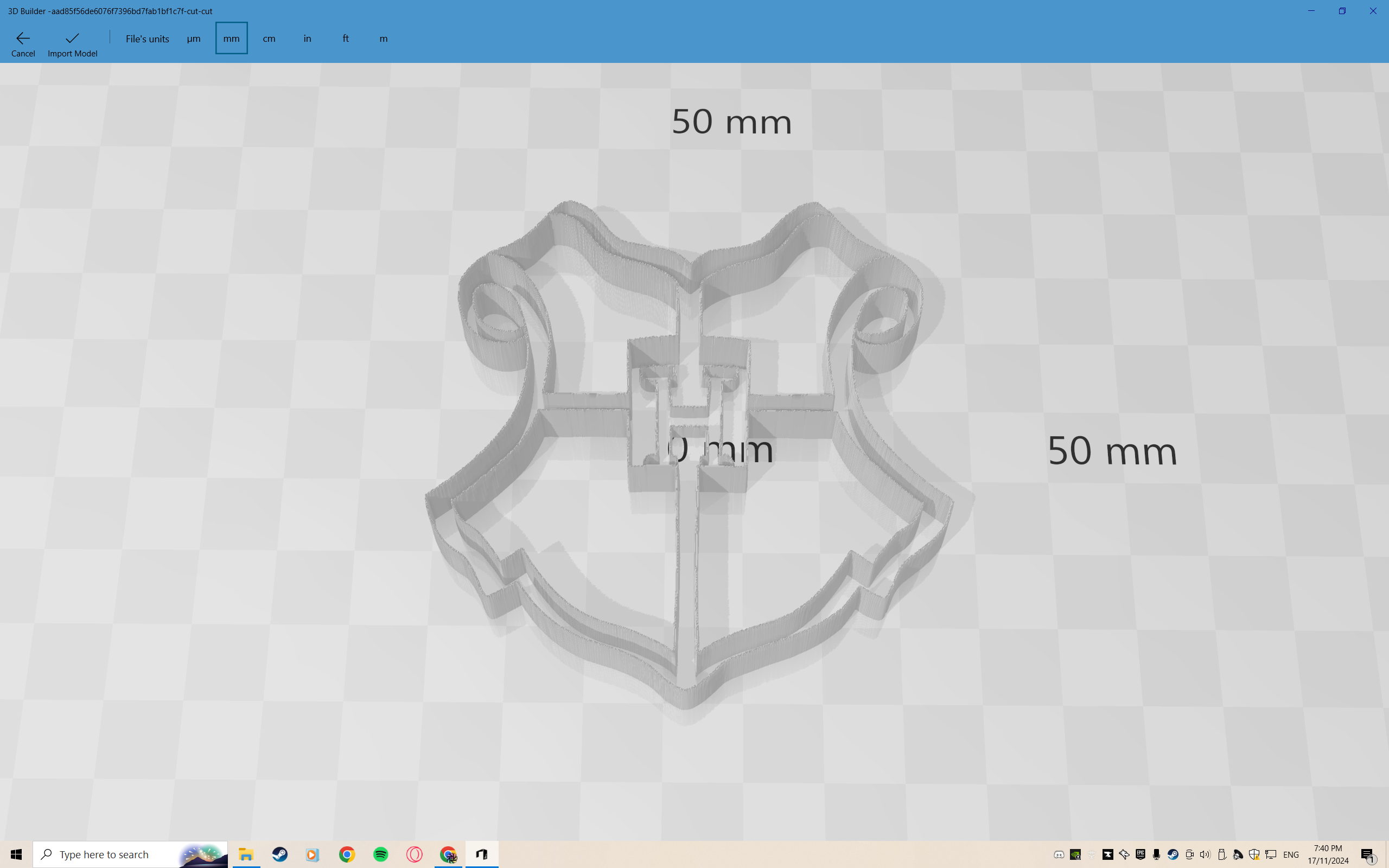 Hogwarts Crest Cookie Cutter.