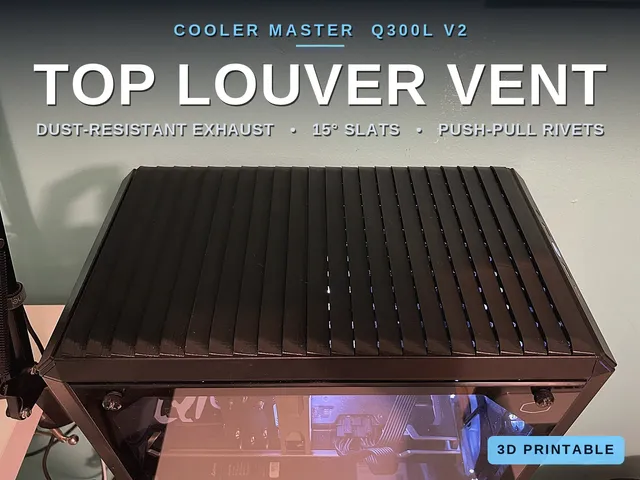 Q300L V2 Top Panel Louvers