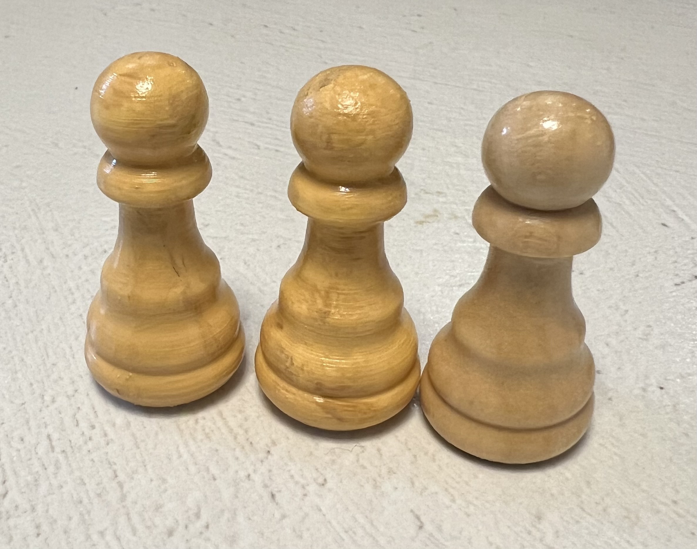 Chess pawn figure replacement