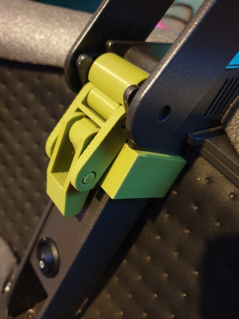 Yaw vr center mount hold down clip/toggle