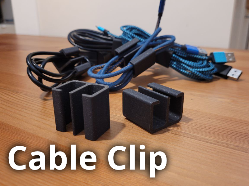 Simple Cable Clip - Organize your Cables
