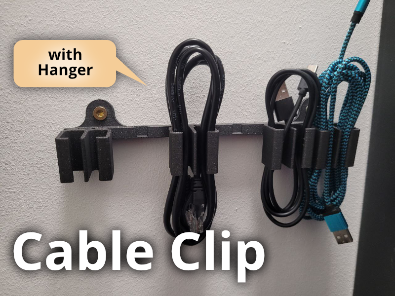 Cable Clip with Hanger
