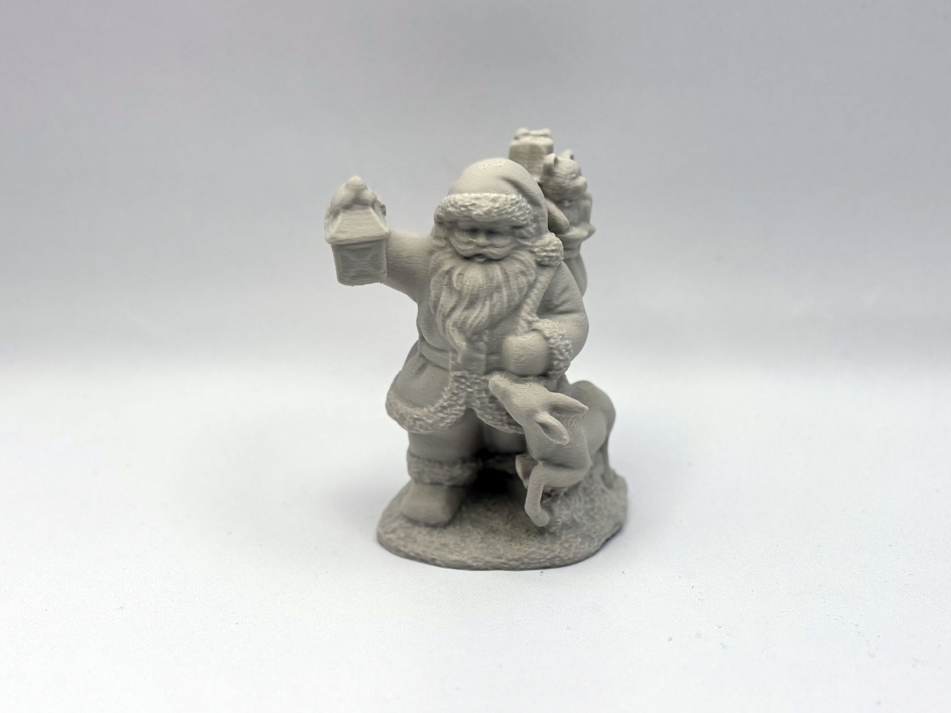 Santa with Presents Bag Figurine