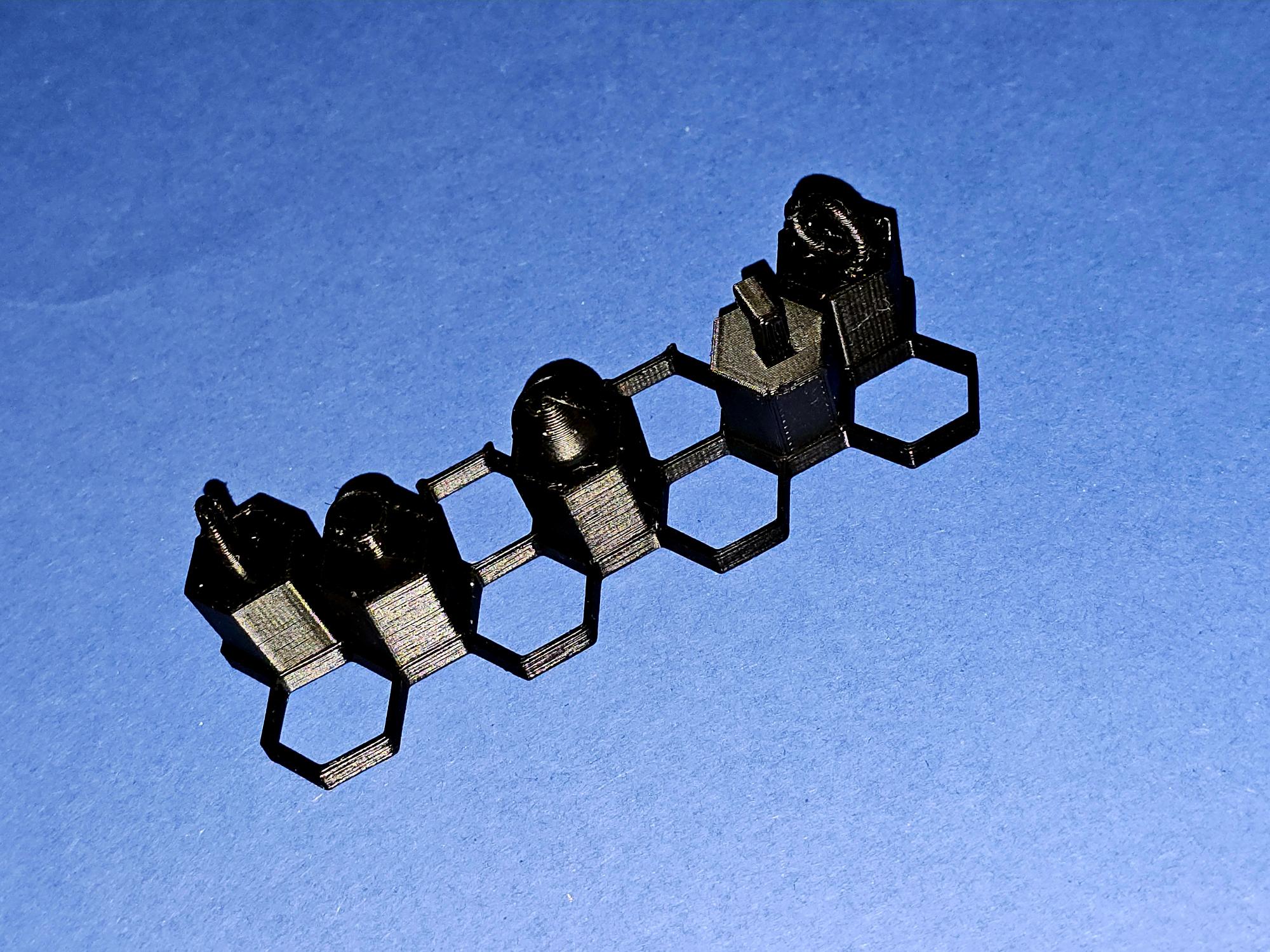Honeycomb structure knobs — miniatura 2