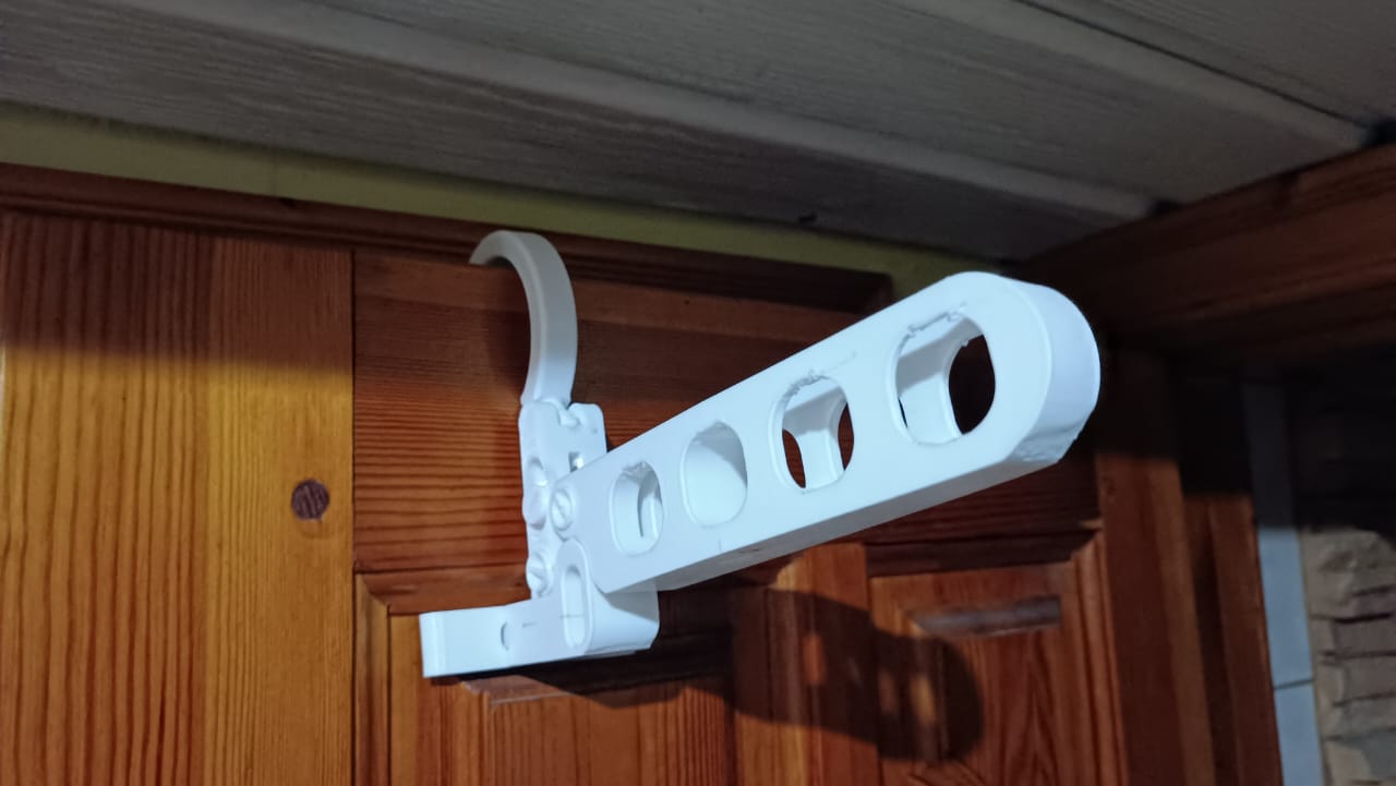 Hanging rack for hangers