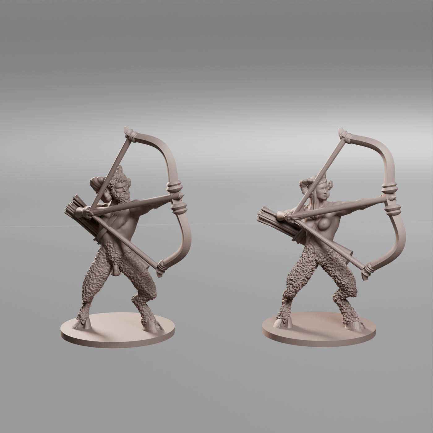 Satyr Archer miniatures