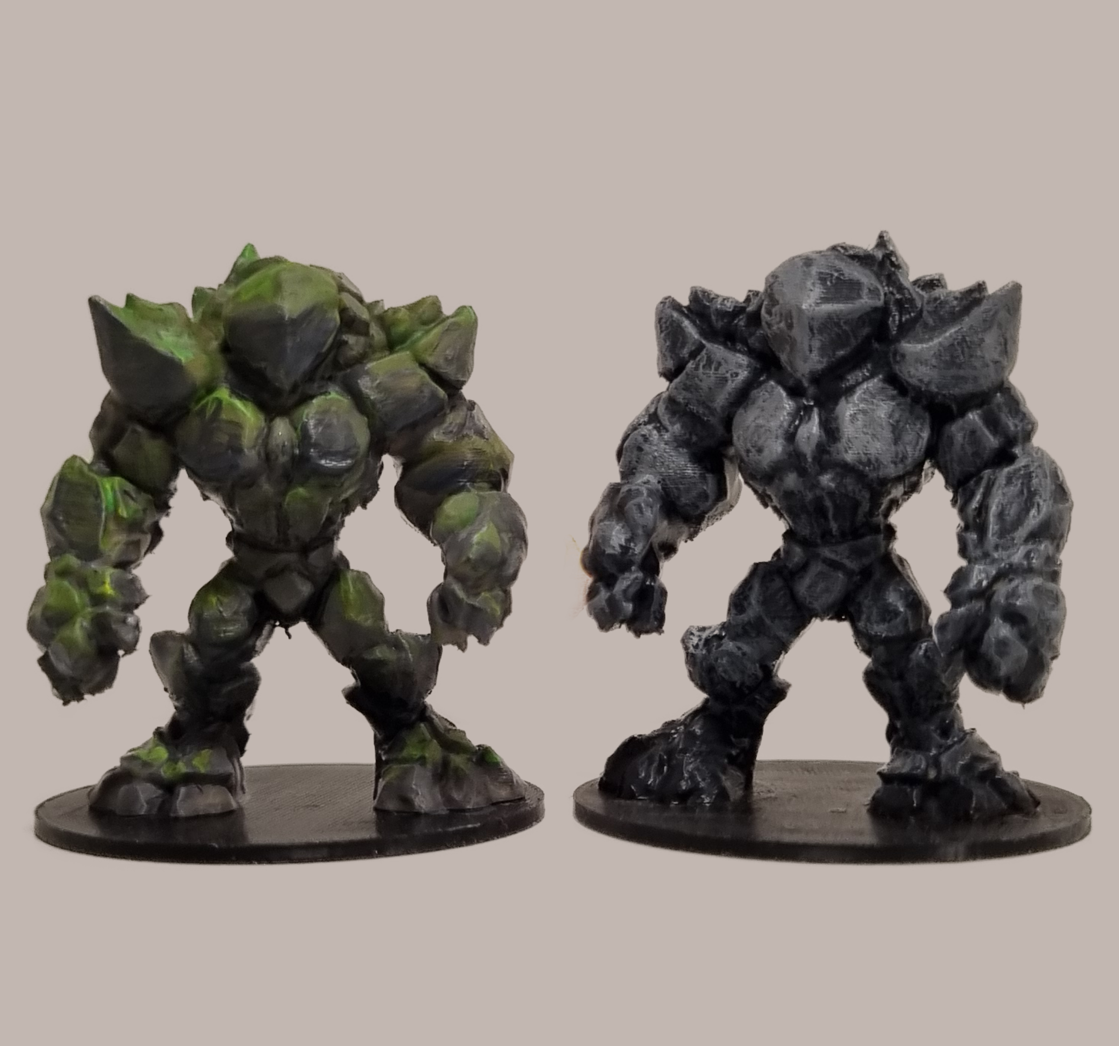 Rock elemental/golem miniature