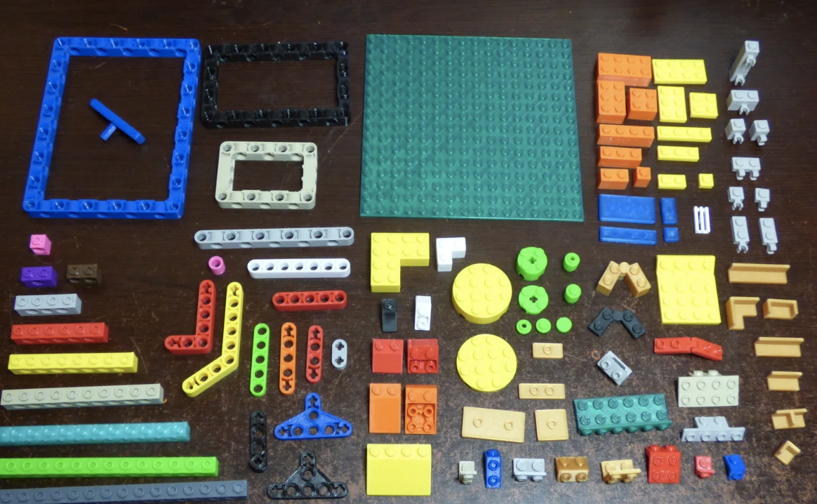 Lego Model Sample All compatible legos by Dániel Juhász | Download free STL model ...