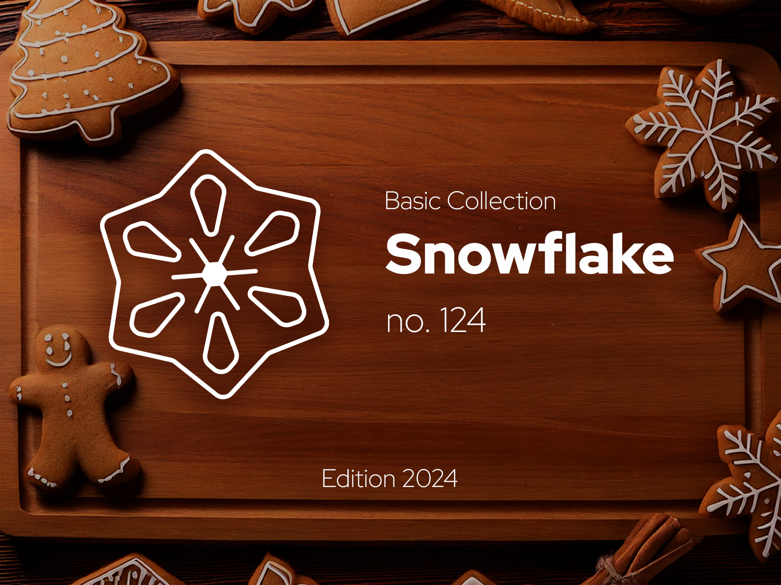 Snowflake - Gingerbread Cutter no. 124