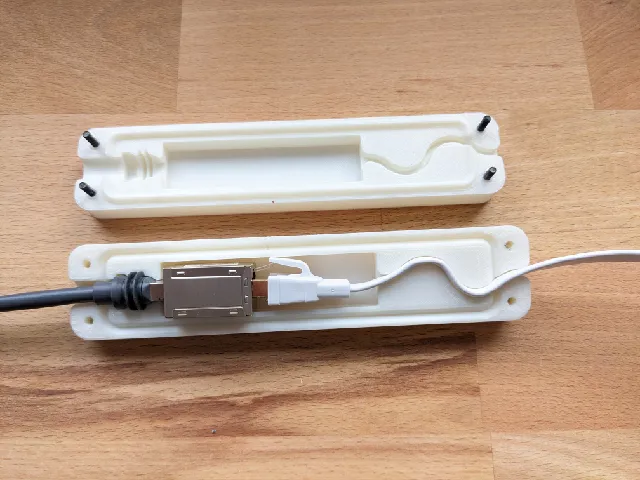 Ethernet coupling cover compatible with Starlink Gen 3 cable