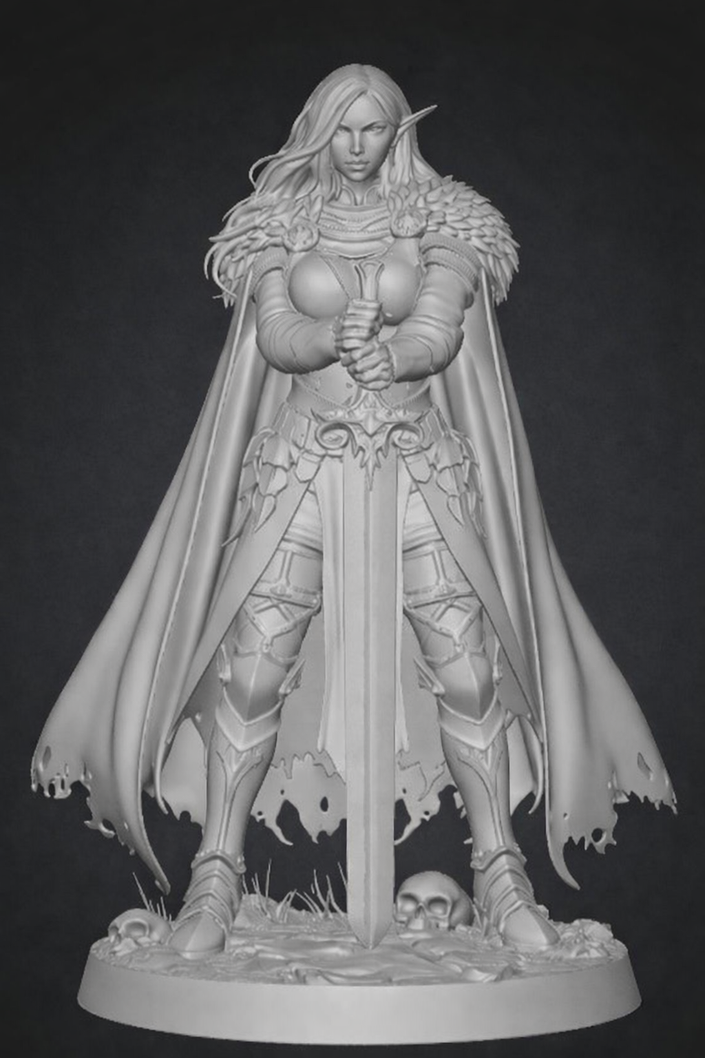 Dark Elven Drow Fighter
