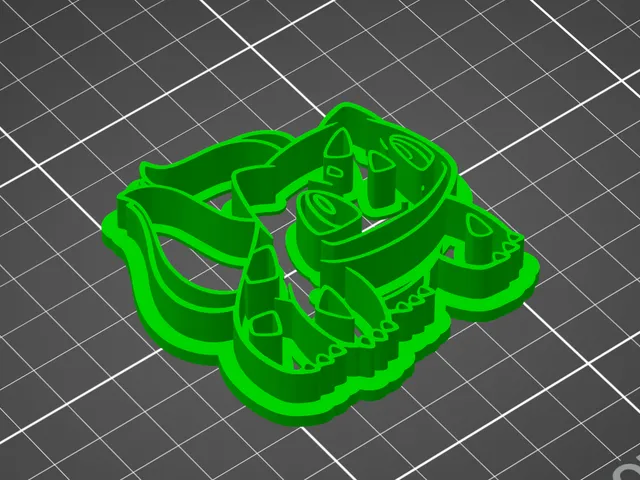 Bulbasaur cookie cutter
