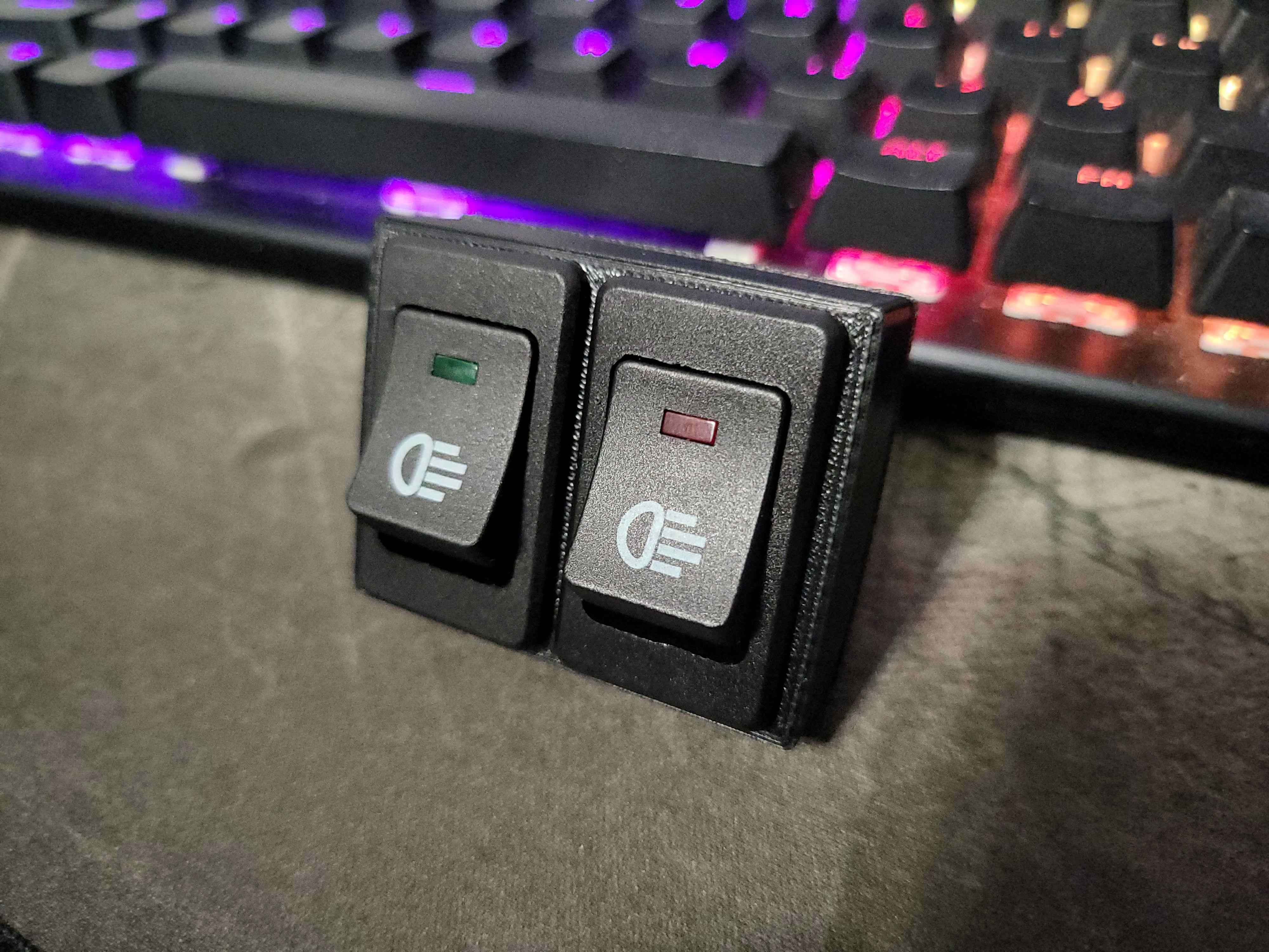 Mazda 323 / Protege fog lamp switch adapter