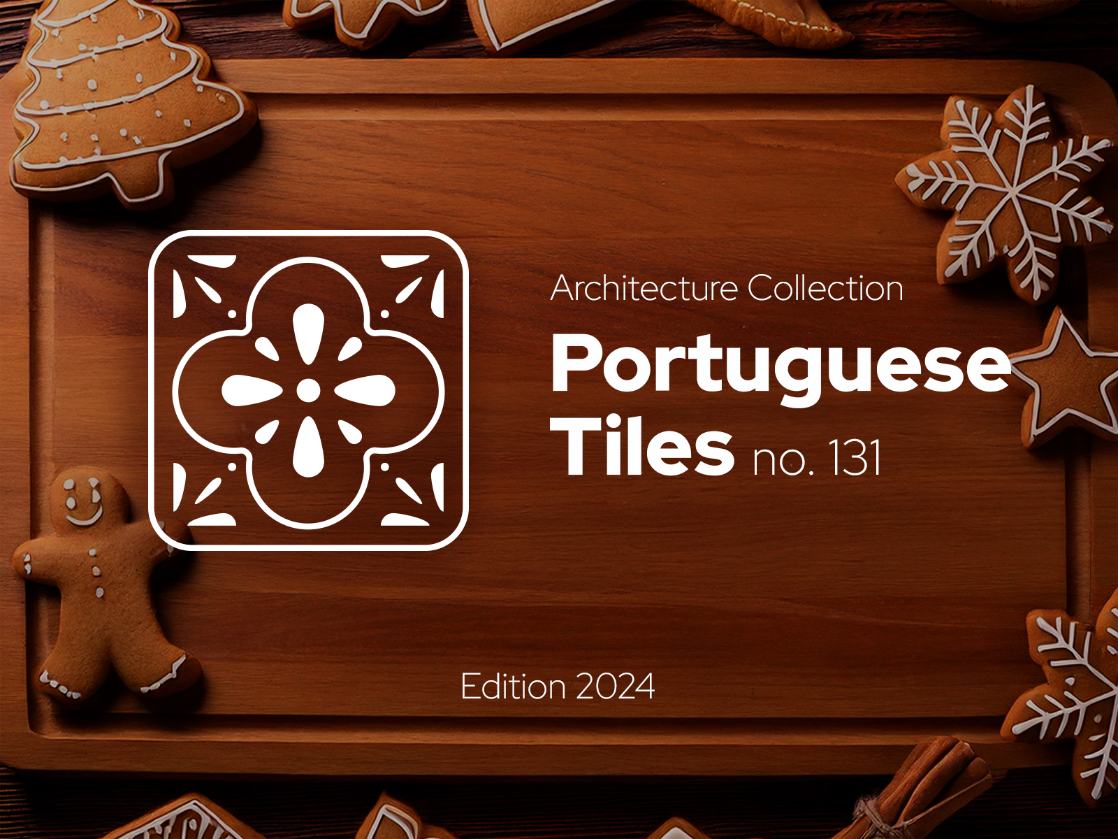 Portuguese Tiles - Gingerbread Cutter no. 131