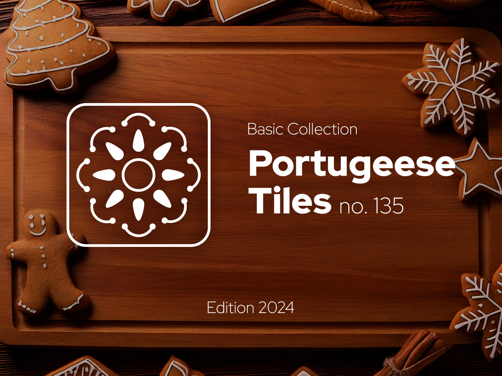 Portuguese Tiles - Gingerbread Cutter no. 135