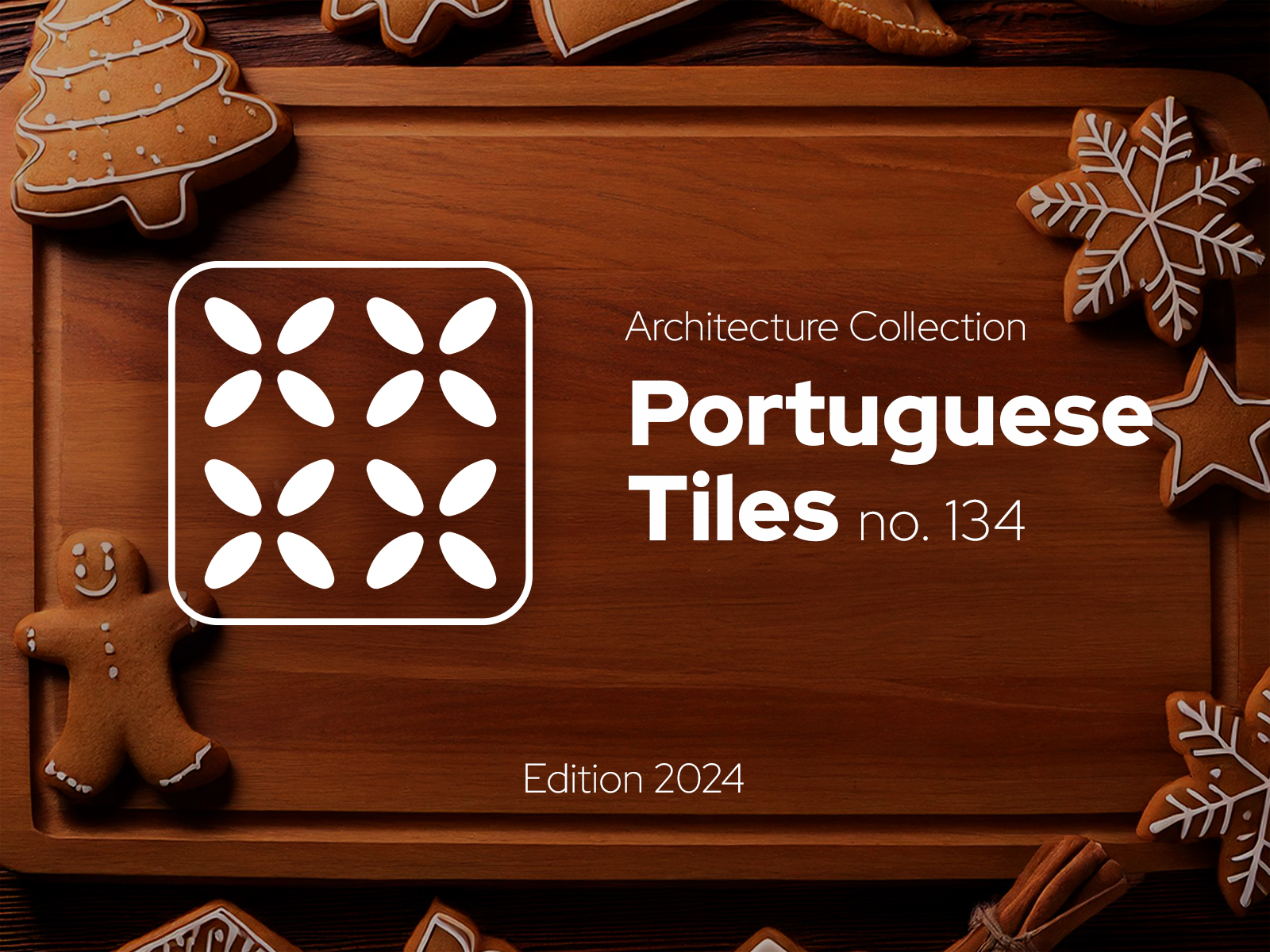 Portuguese Tiles - Gingerbread Cutter no. 134