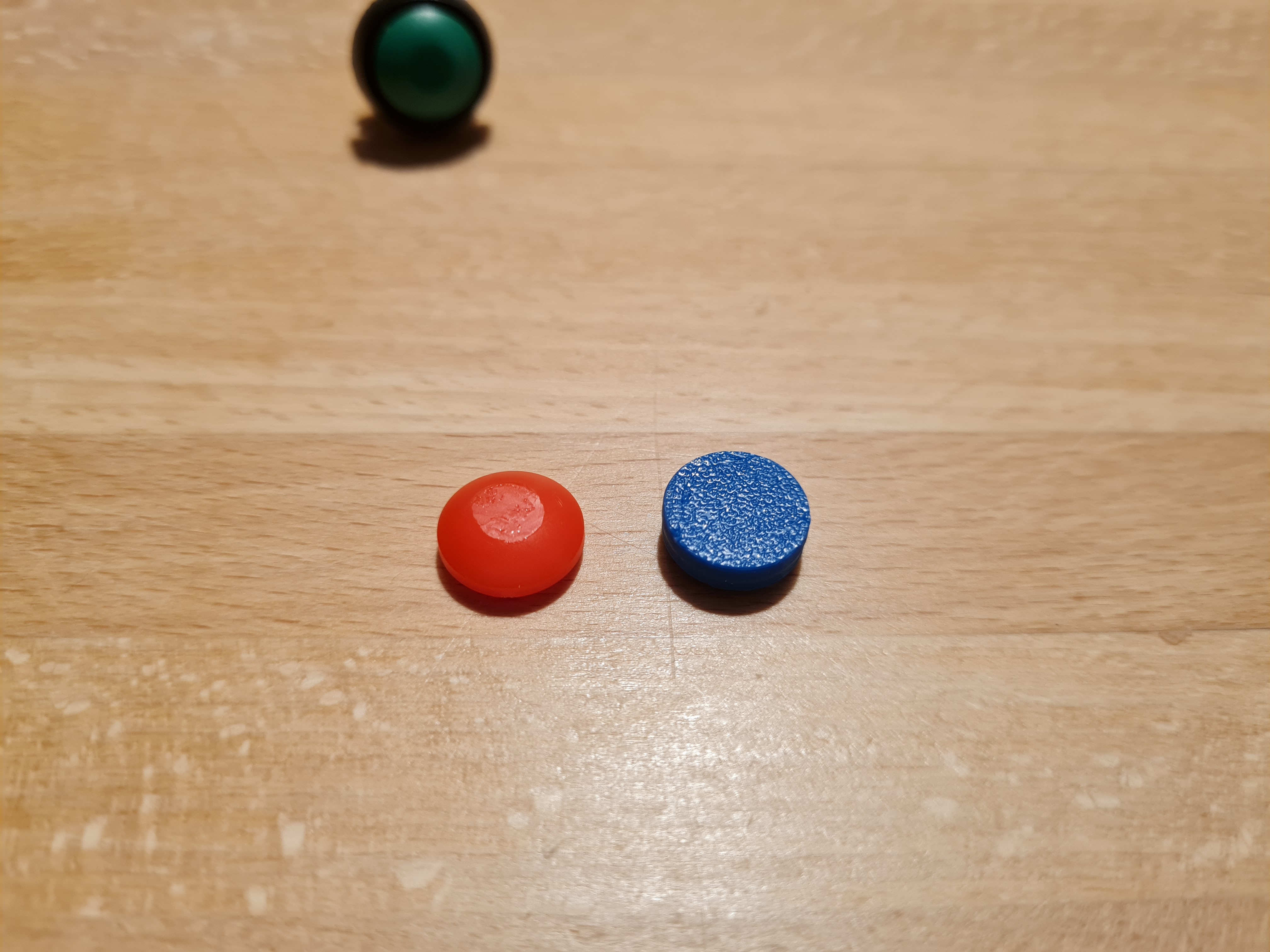 Miniatura 2 do modelo 3D Flat button cap for 12mm push buttons