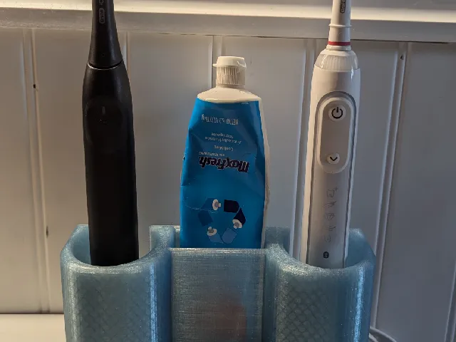 Dual Oral B Toothbrush Holder