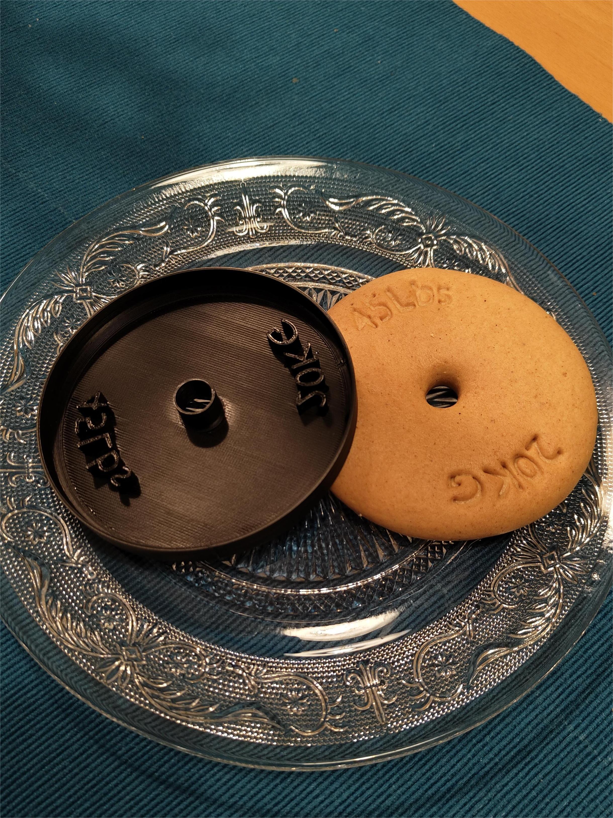 Gym 20Kg Plate Cookie Cutter