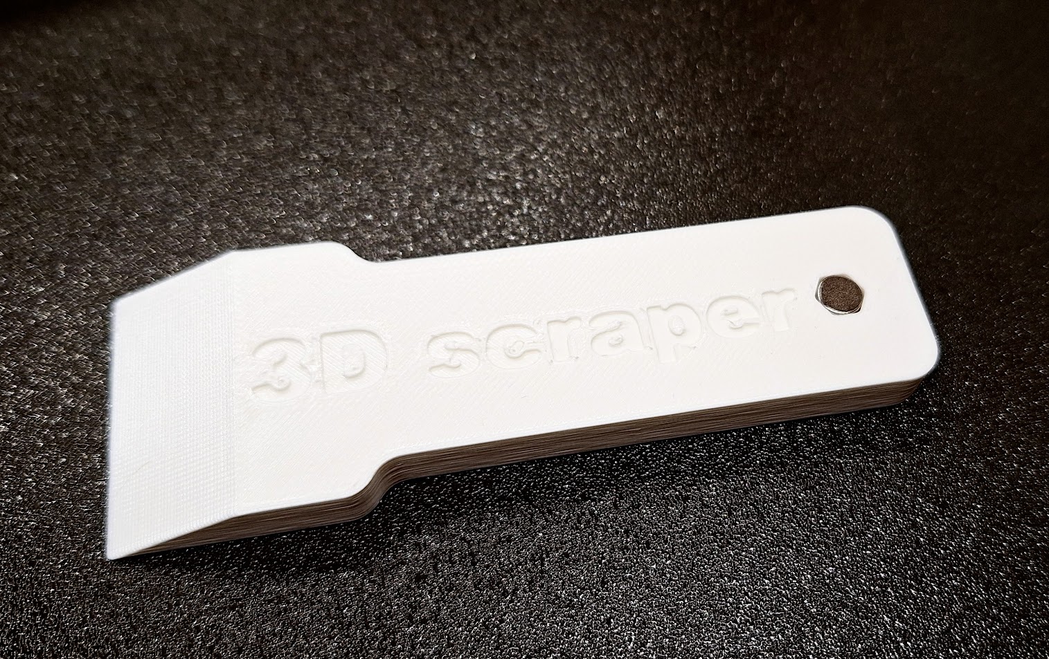 Scraper 3D bed printers prusa printbed with magnet