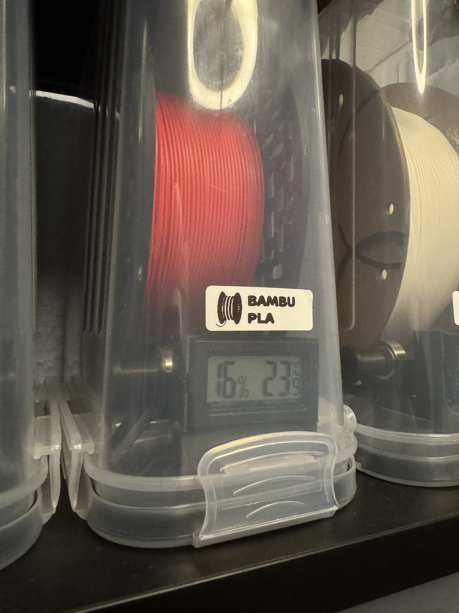 Drybox Hygrometer Holder Bottom 3D model thumbnail