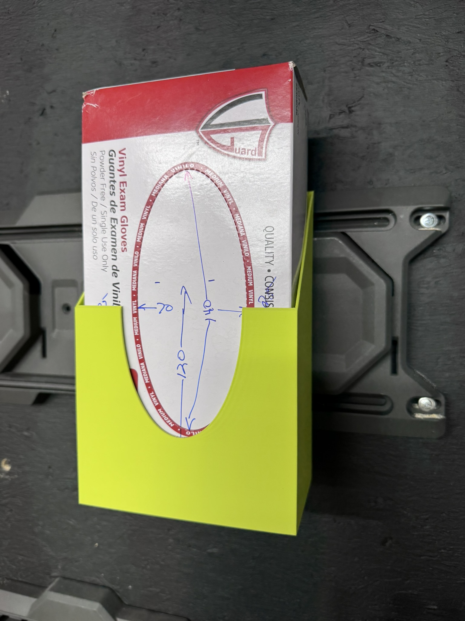 Ryobi Link Holder for Boxed Latex or Vinyl Gloves